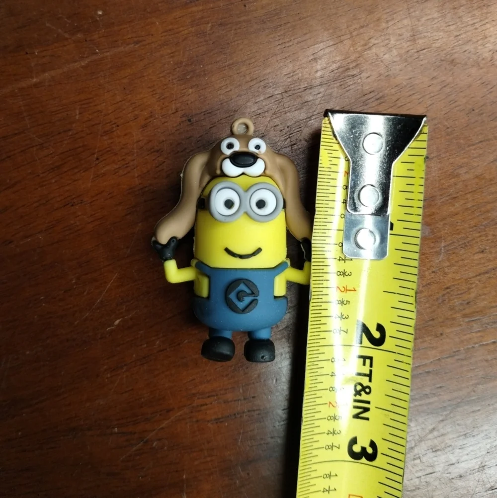New Minion Puppy Dog Hat Keychain
